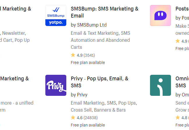 best shopify sms apps